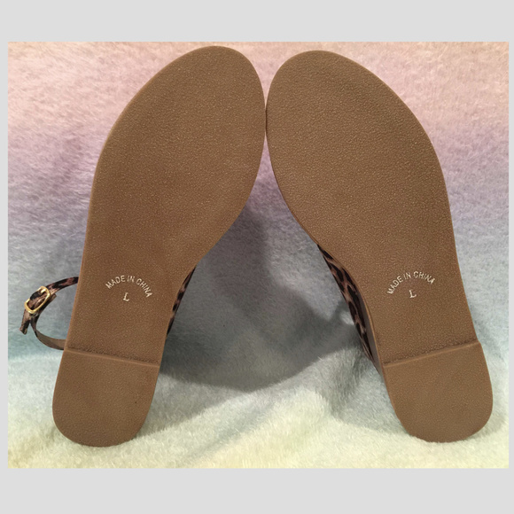 Yumetenbo Dream V leopard flatforms size L - Picture 6 of 6